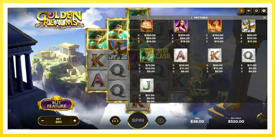 படம் 5 விளையாட்டு இயந்திரம் Golden Realms