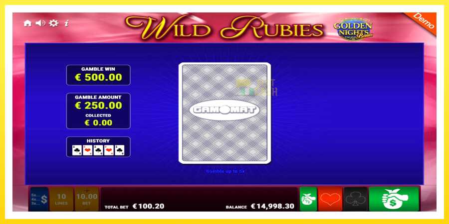 படம் 9 விளையாட்டு இயந்திரம் Wild Rubies Golden Nights