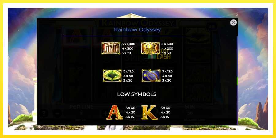 படம் 6 விளையாட்டு இயந்திரம் Rainbow Odyssey