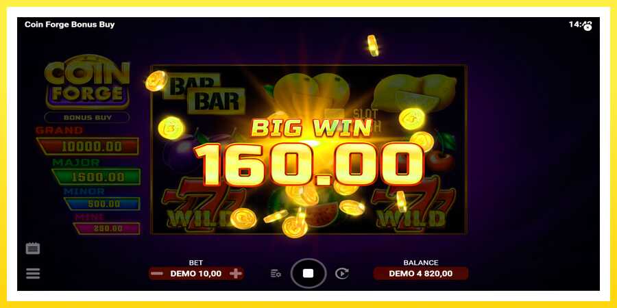 படம் 4 விளையாட்டு இயந்திரம் Coin Forge Bonus Buy