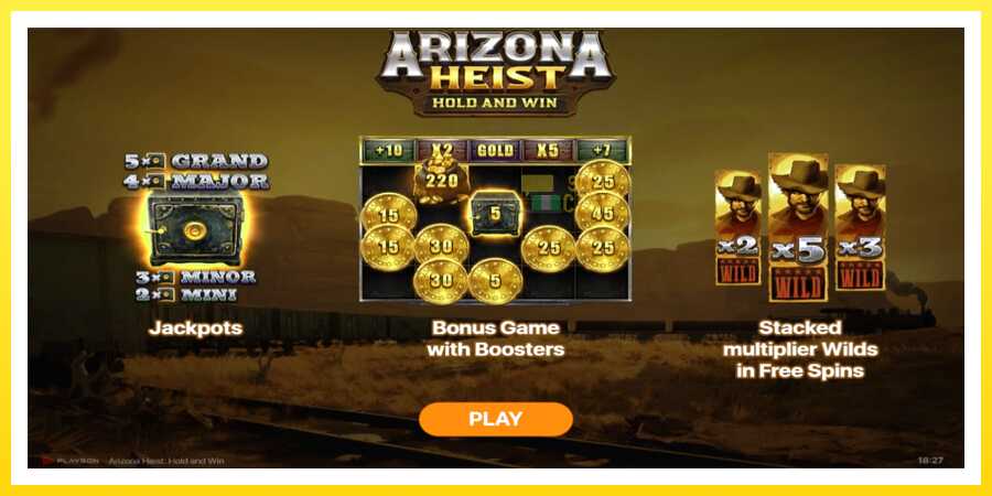 படம் 1 விளையாட்டு இயந்திரம் Arizona Heist