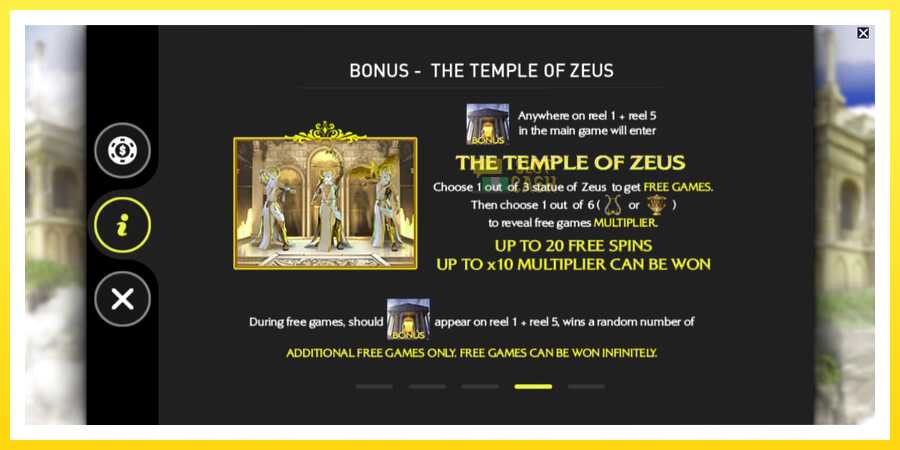 படம் 6 விளையாட்டு இயந்திரம் Zeus King of Gods