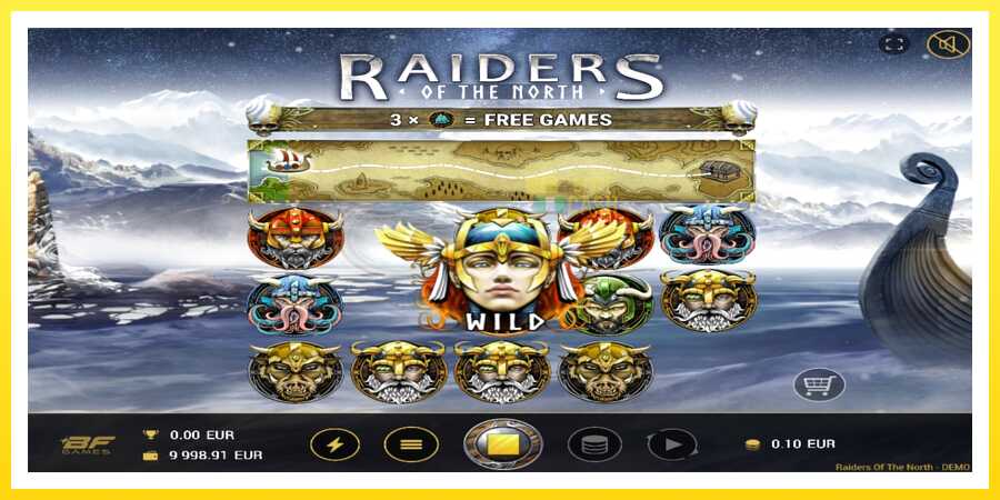 படம் 4 விளையாட்டு இயந்திரம் Raiders of the North