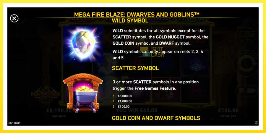 படம் 5 விளையாட்டு இயந்திரம் Mega Fire Blaze: Dwarves & Goblins