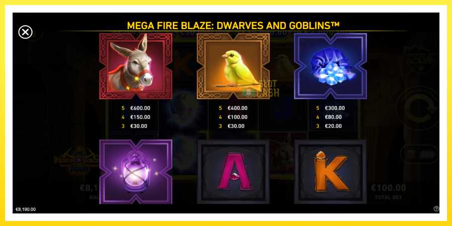 படம் 6 விளையாட்டு இயந்திரம் Mega Fire Blaze: Dwarves & Goblins