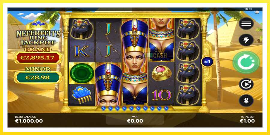 படம் 2 விளையாட்டு இயந்திரம் Nefertitis Ring Jackpot