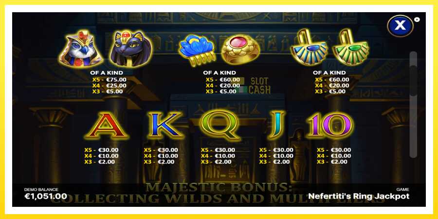 படம் 6 விளையாட்டு இயந்திரம் Nefertitis Ring Jackpot