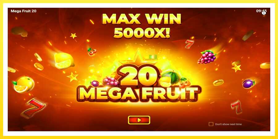 படம் 1 விளையாட்டு இயந்திரம் Mega Fruit 20