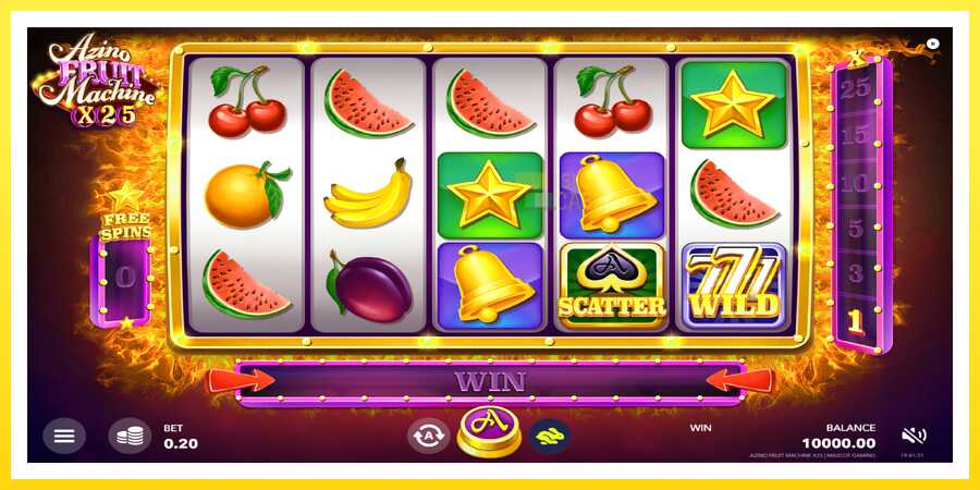 படம் 2 விளையாட்டு இயந்திரம் Azino Fruit Machine x25