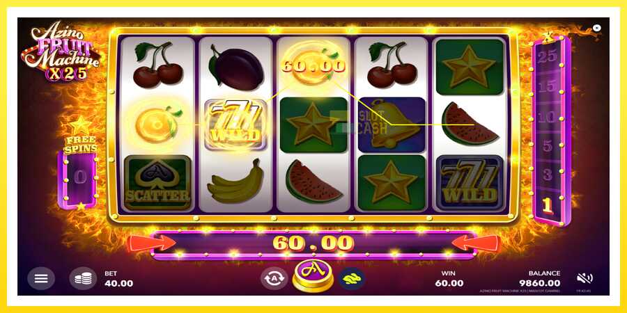 படம் 4 விளையாட்டு இயந்திரம் Azino Fruit Machine x25