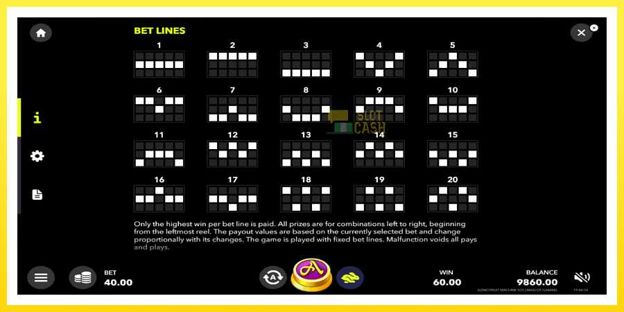 படம் 7 விளையாட்டு இயந்திரம் Azino Fruit Machine x25