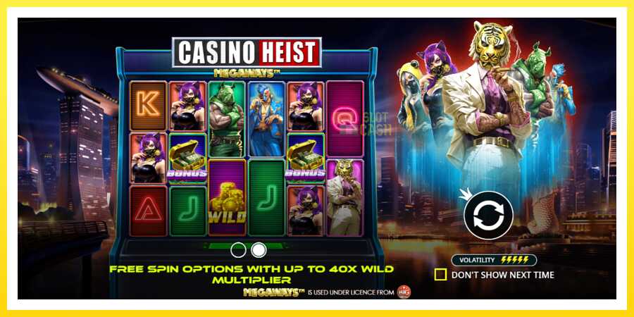 படம் 1 விளையாட்டு இயந்திரம் Casino Heist Megaways