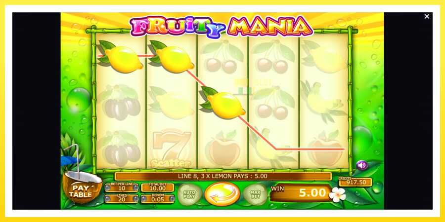 படம் 3 விளையாட்டு இயந்திரம் Fruity Mania