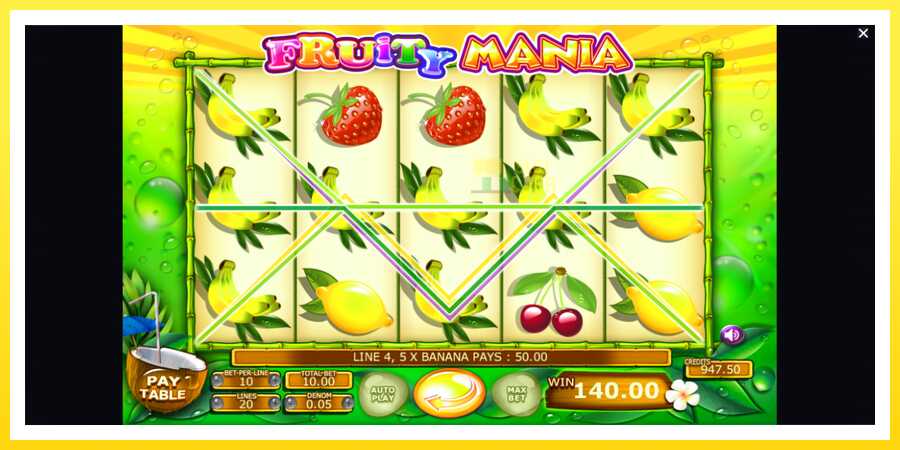 படம் 5 விளையாட்டு இயந்திரம் Fruity Mania