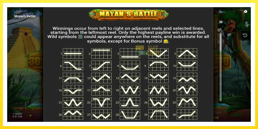 படம் 5 விளையாட்டு இயந்திரம் Mayans Battle