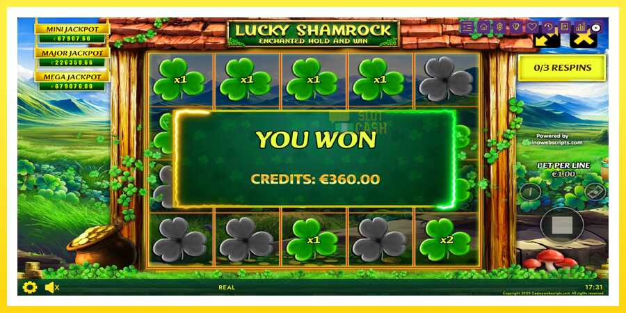 படம் 4 விளையாட்டு இயந்திரம் Lucky Shamrock - Enchanted Hold and Win