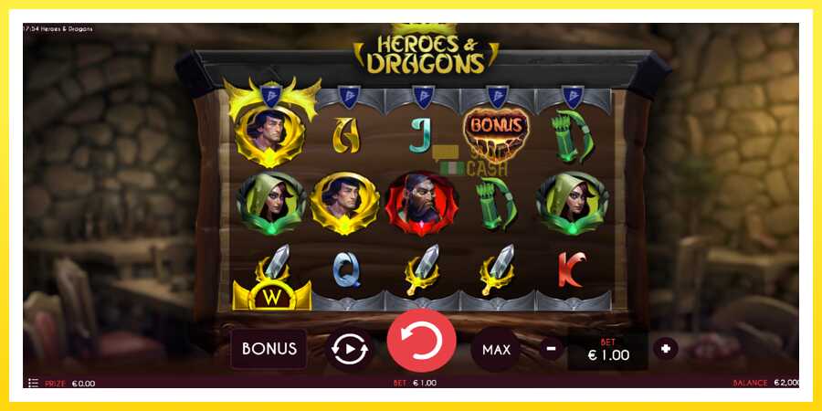 படம் 2 விளையாட்டு இயந்திரம் Heroes & Dragons