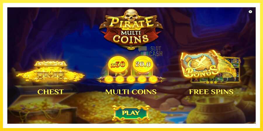 படம் 1 விளையாட்டு இயந்திரம் Pirate Multi Coins