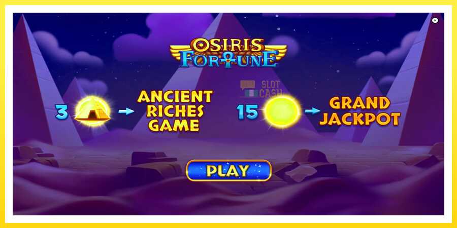 படம் 1 விளையாட்டு இயந்திரம் Osiris Fortune