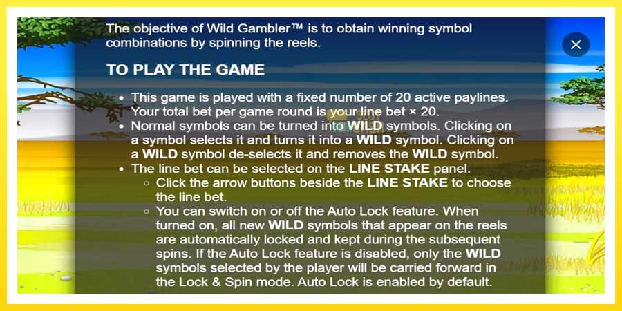 படம் 7 விளையாட்டு இயந்திரம் Wild Gambler