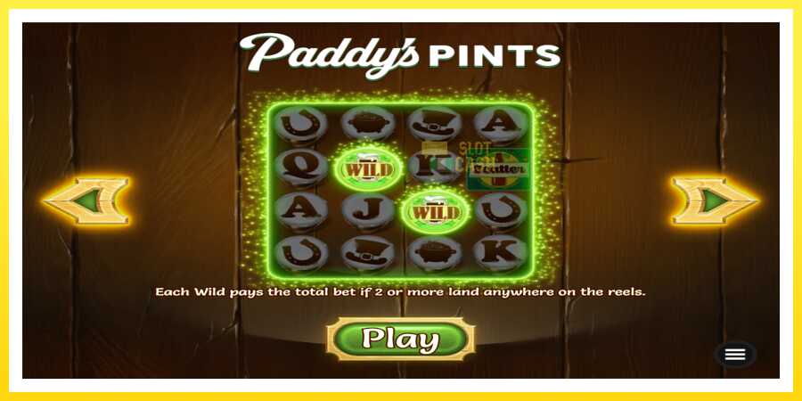 படம் 1 விளையாட்டு இயந்திரம் Paddys Pints