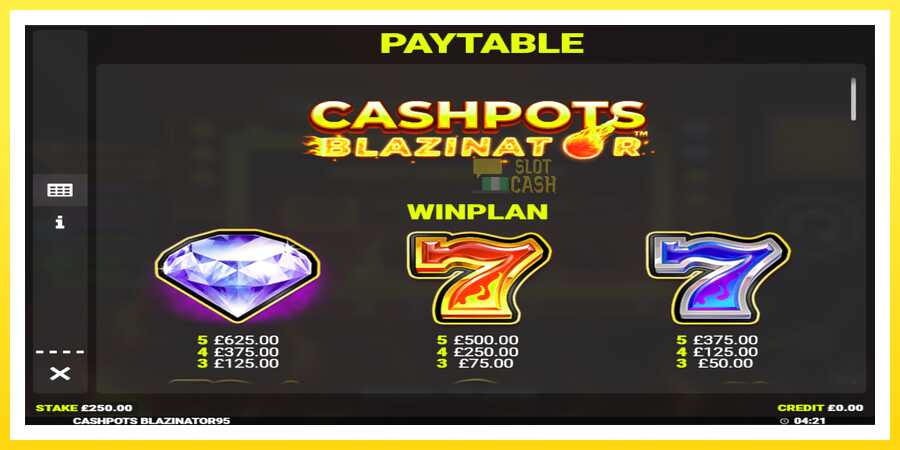 படம் 4 விளையாட்டு இயந்திரம் Cashpots Blazinator