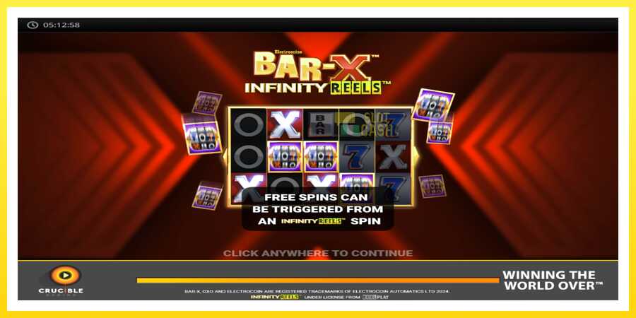 படம் 1 விளையாட்டு இயந்திரம் Bar-X Infinity Reels