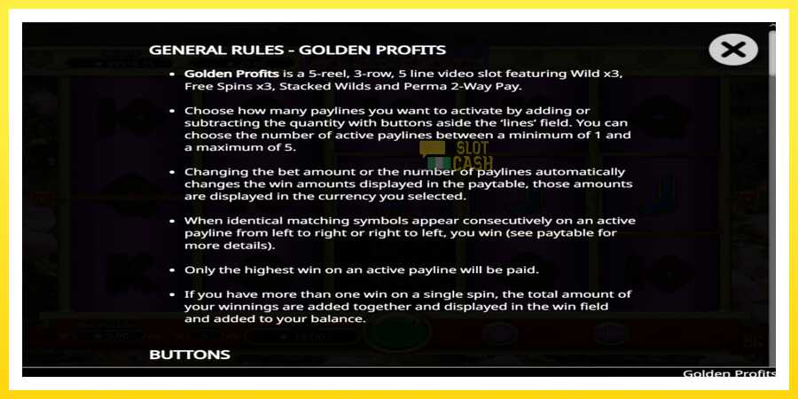 படம் 5 விளையாட்டு இயந்திரம் Golden Profits