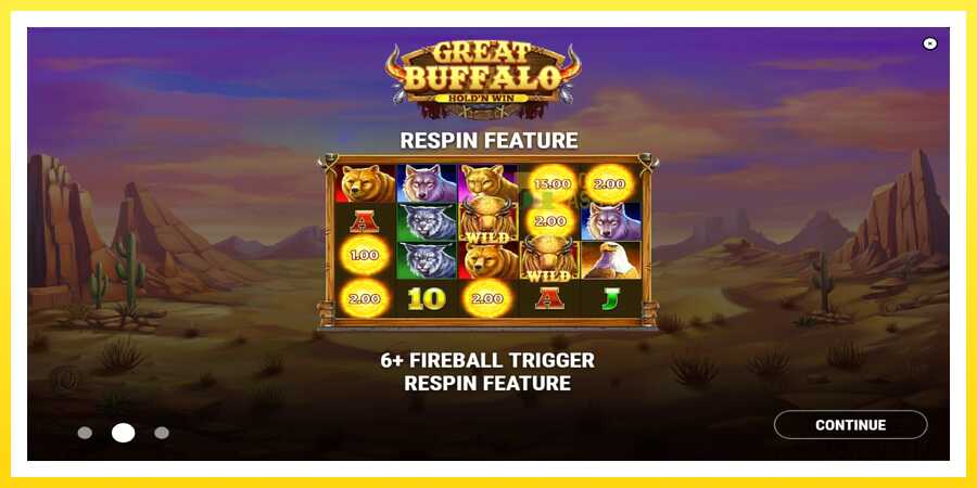 படம் 1 விளையாட்டு இயந்திரம் Great Buffalo