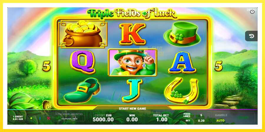 படம் 1 விளையாட்டு இயந்திரம் Triple Fields of Luck