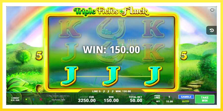 படம் 4 விளையாட்டு இயந்திரம் Triple Fields of Luck