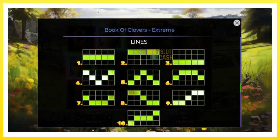 படம் 7 விளையாட்டு இயந்திரம் Book of Clovers - Extreme