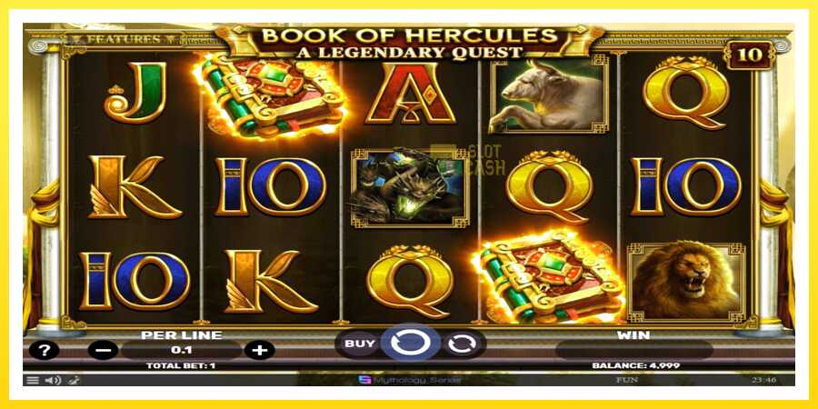 படம் 2 விளையாட்டு இயந்திரம் Book of Hercules - A Legendary Quest