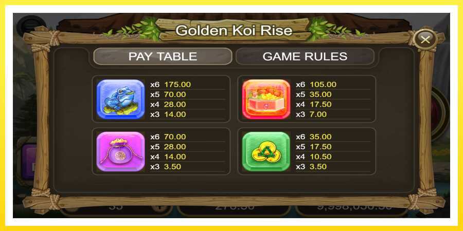 படம் 7 விளையாட்டு இயந்திரம் Golden Koi Rise