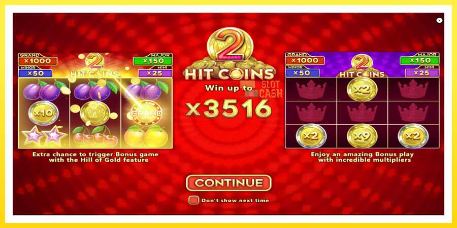 படம் 1 விளையாட்டு இயந்திரம் Hit Coins 2 Hold and Spin