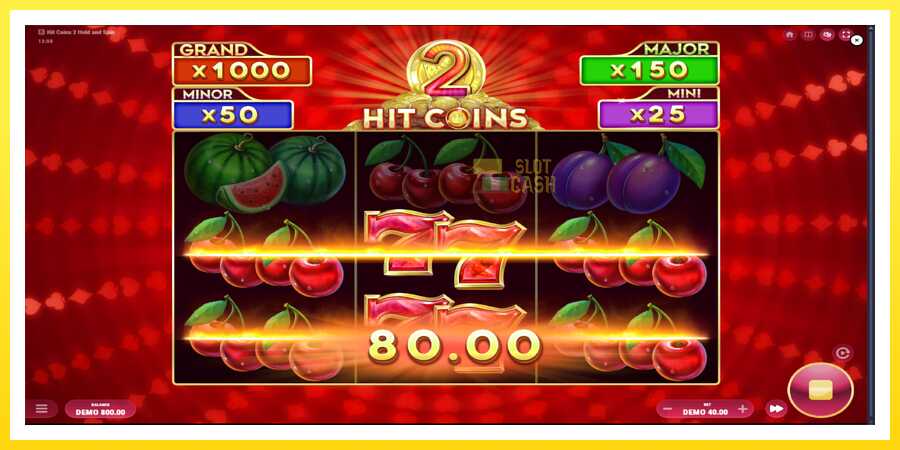 படம் 4 விளையாட்டு இயந்திரம் Hit Coins 2 Hold and Spin