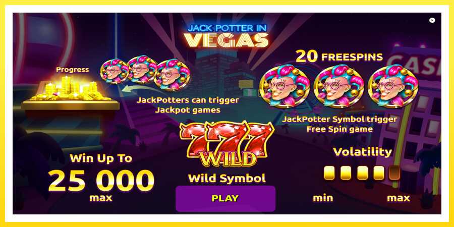 படம் 1 விளையாட்டு இயந்திரம் Jack Potter in Vegas