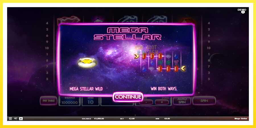 படம் 1 விளையாட்டு இயந்திரம் Mega Stellar