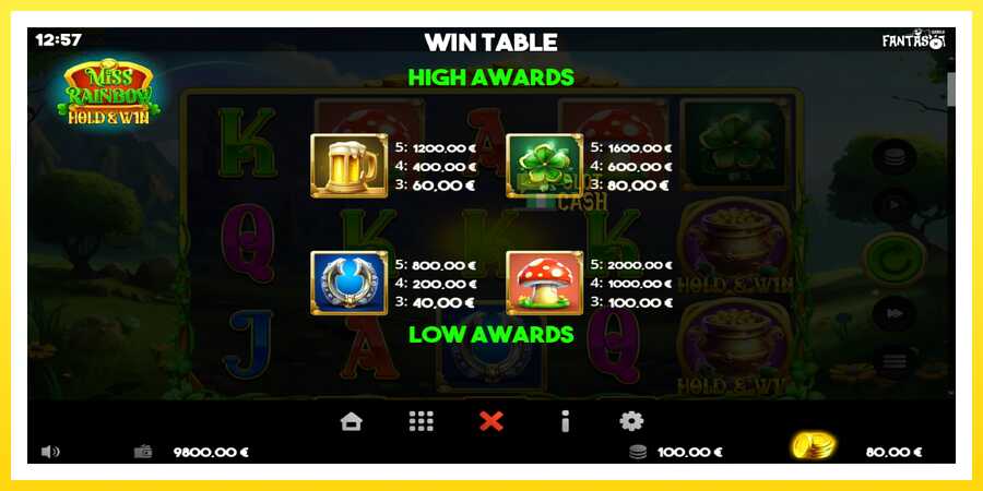 படம் 5 விளையாட்டு இயந்திரம் Miss Rainbow: Hold & Win