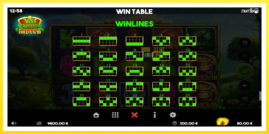 படம் 7 விளையாட்டு இயந்திரம் Miss Rainbow: Hold & Win