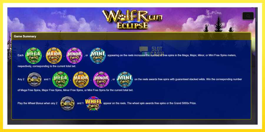 படம் 5 விளையாட்டு இயந்திரம் Wolf Run Eclipse