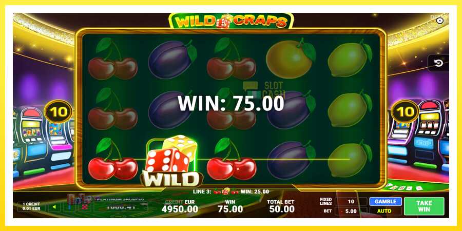 படம் 2 விளையாட்டு இயந்திரம் Wild Craps