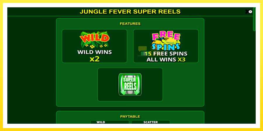 படம் 5 விளையாட்டு இயந்திரம் Jungle Fever Super Reels