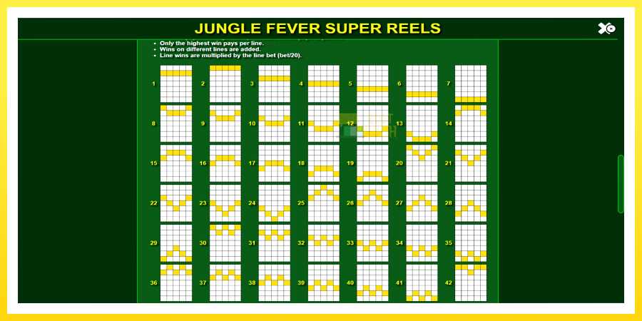 படம் 7 விளையாட்டு இயந்திரம் Jungle Fever Super Reels