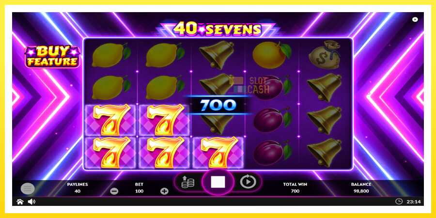 படம் 3 விளையாட்டு இயந்திரம் 40 Sevens Buy Feature