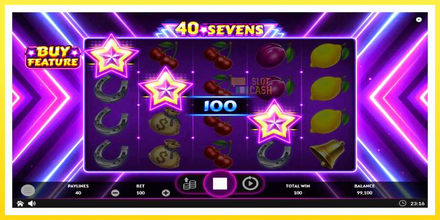 படம் 4 விளையாட்டு இயந்திரம் 40 Sevens Buy Feature