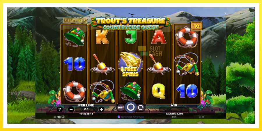 படம் 2 விளையாட்டு இயந்திரம் Trouts Treasure Countryside Quest