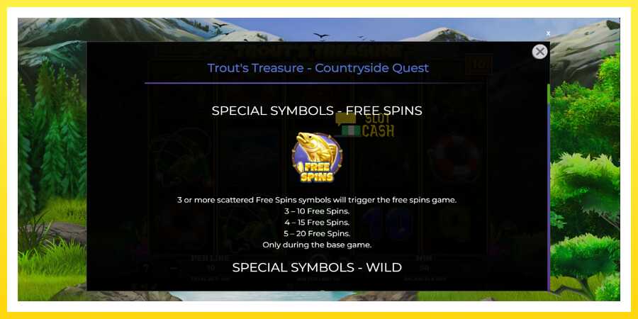 படம் 5 விளையாட்டு இயந்திரம் Trouts Treasure Countryside Quest