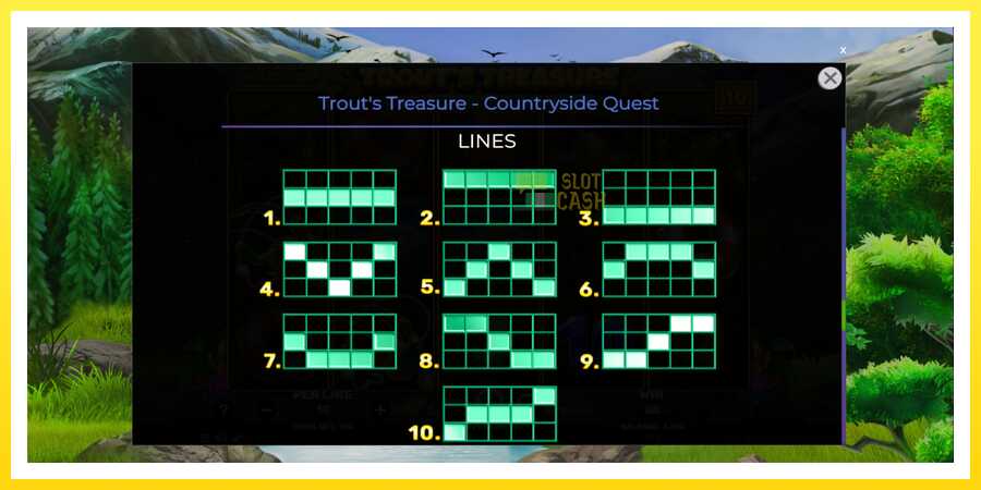 படம் 7 விளையாட்டு இயந்திரம் Trouts Treasure Countryside Quest