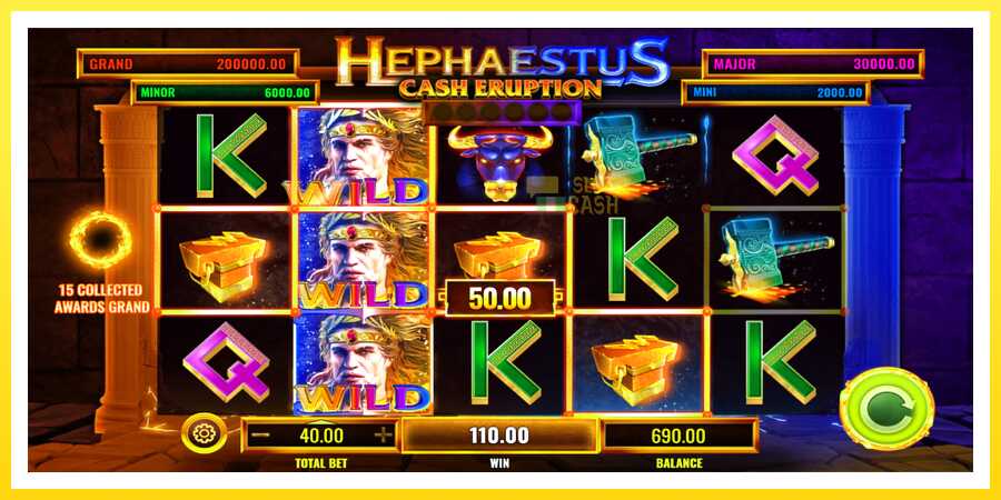 படம் 4 விளையாட்டு இயந்திரம் Cash Eruption Hephaestus